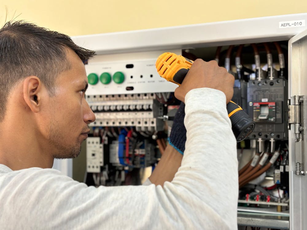 An electrician