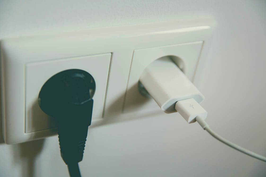A wall outlet